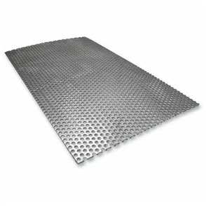 Super duplex perforated sheet for filtration screening and structural industrial applications