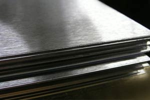 SS 304L sheet metal stacked in cold rolled finish