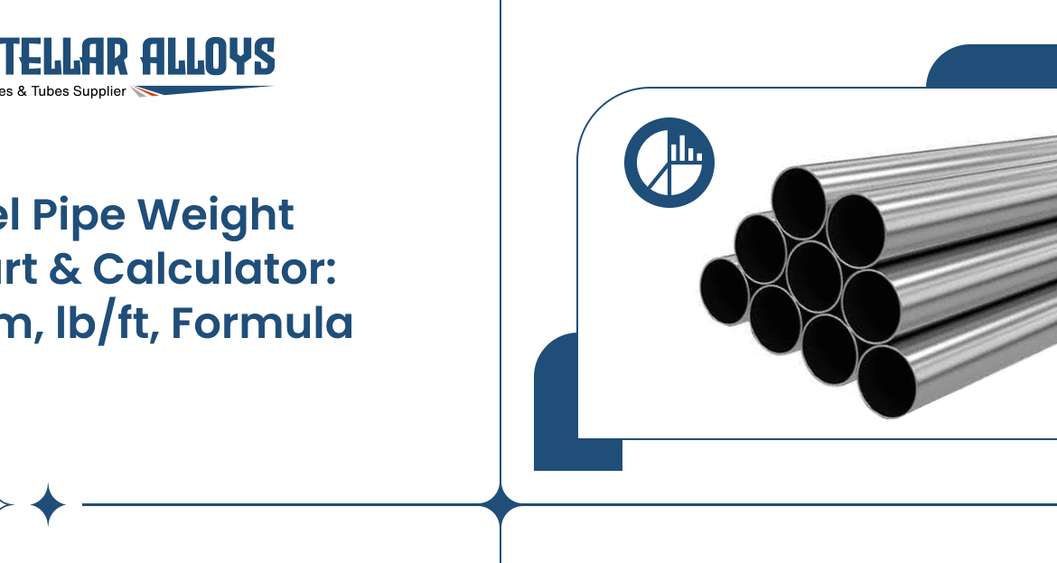 Steel Pipe Weight Chart & Calculator: kg/m, lb/ft, Formula
